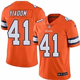 Nike Men & Women & Youth Broncos 41 Isaac Yiadom Orange Color Rush Limited Jersey,baseball caps,new era cap wholesale,wholesale hats